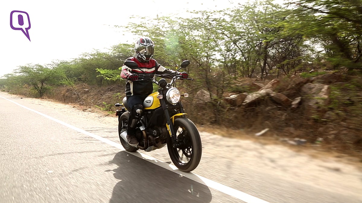 Ducati Scrambler Icon. (Photo: Siddharth Safaya/<b>The Quint</b>)