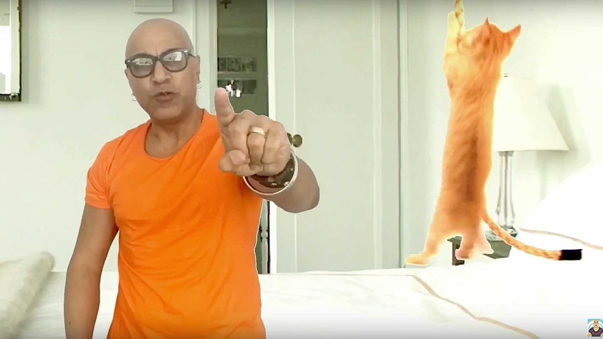 Baba Sehgal in his recent video ‘Hope hai toh dope hai’. (Photo Courtesy: <a href="https://www.youtube.com/channel/UChkrAMITHYtaQ2BwRdG4Lzg">BabaSehgalEntertainment</a>)