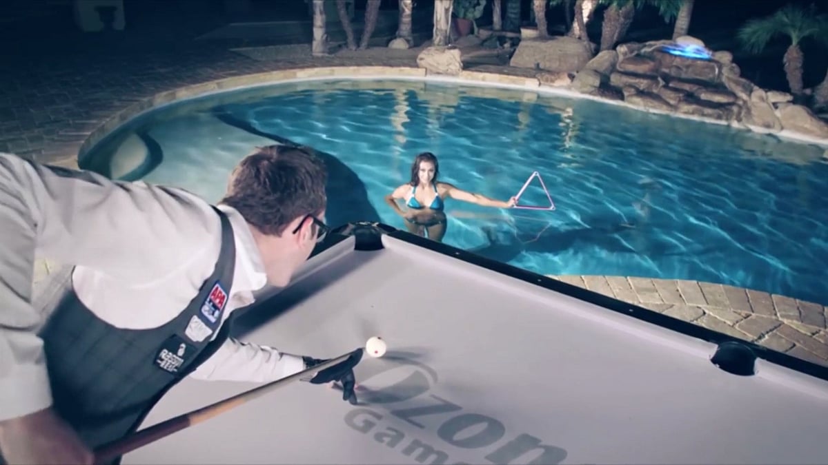 These amazing pool trick shots will blow your mind as professional Kohler Florian shows off his impressive skills. (Photo: AP/Latest Sightings/Caters News screengrab)