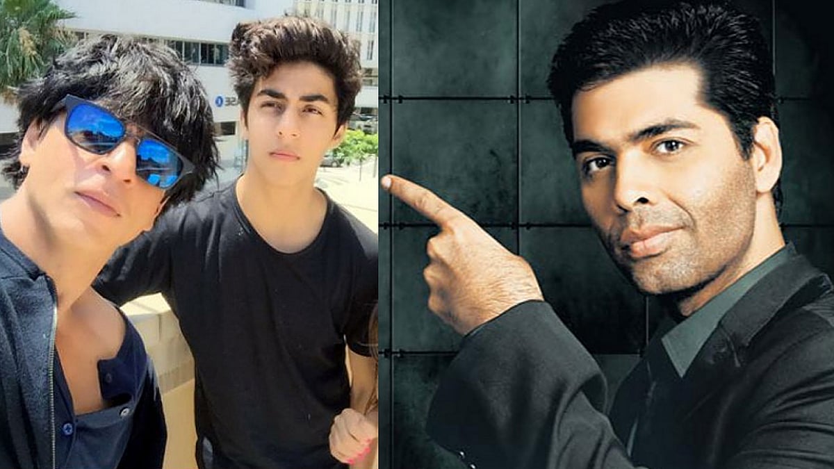 Karan Johar has the sweetest things to say about Shah Rukh Khan’s son Aryan (Photos: Twitter)