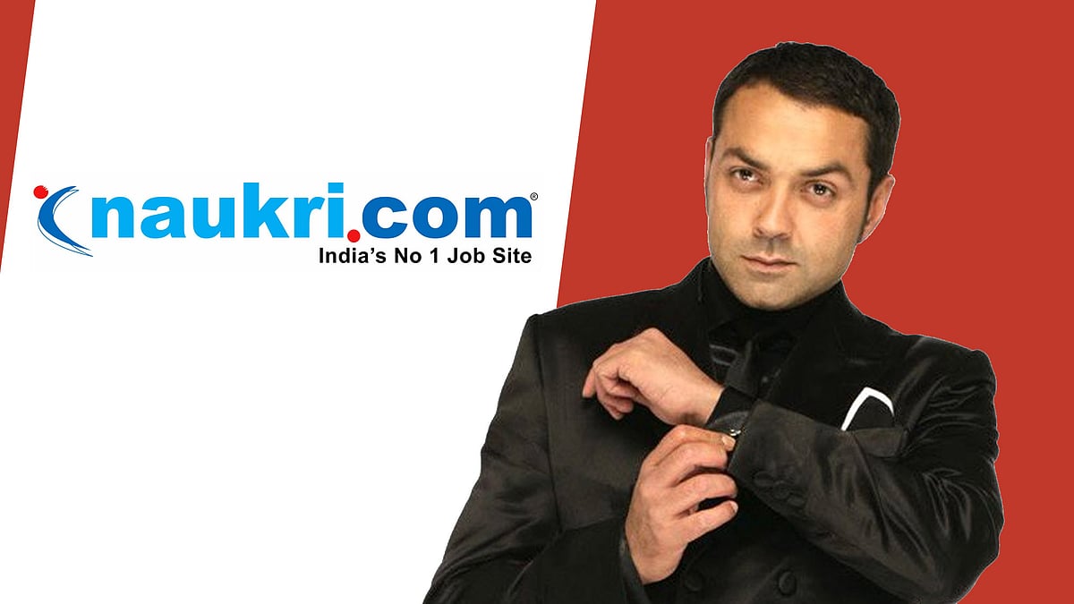 Bobby Deol for Naukri? One of the potential #BadAmbassadorIdeas (Design: <b>The Quint</b>)
