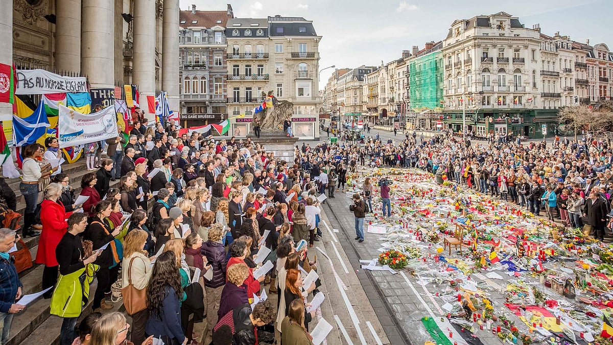 A labour dispute led to flight cancellations to or from Brussels airport just after it reopened after March’s attacks. (Photo: AP)