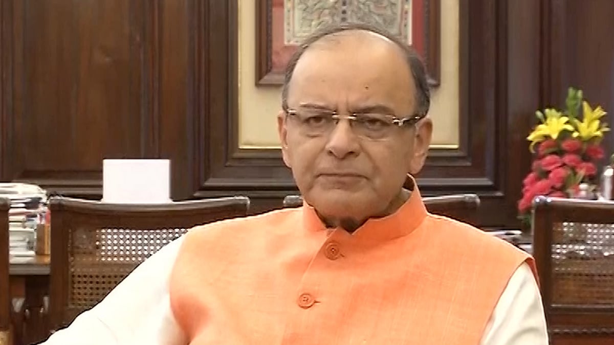 Union Finance Minister Arun Jaitley. (Photo: ANI screengrab)
