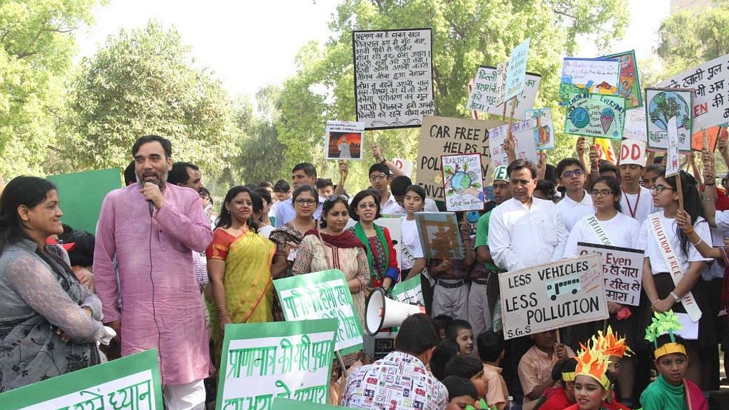 Delhi Transport Minister Gopal Rai at an event. (Photo courtesy: Twitter/<a href="https://twitter.com/AapKaGopalRai/status/720329129904574465">@AapKaGopalRai</a>