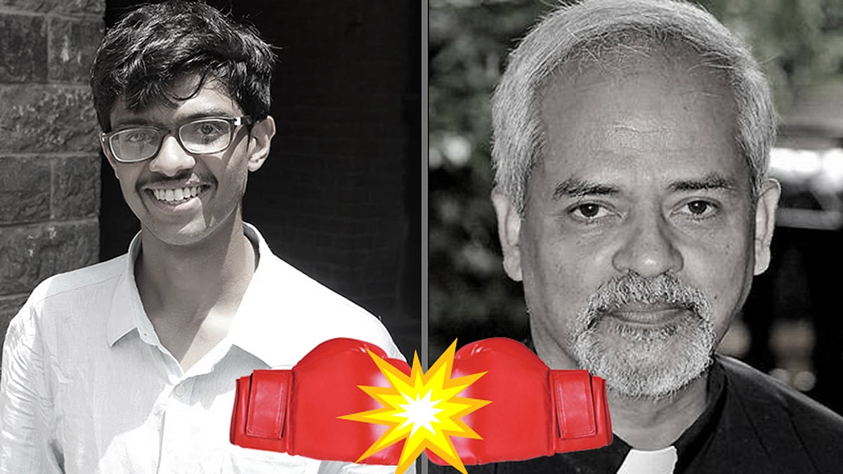 St. Stephen’s College student Devansh Mehta had been battling former college principal Reverend Valson Thampu. (Photo: <b>The Quint</b>)