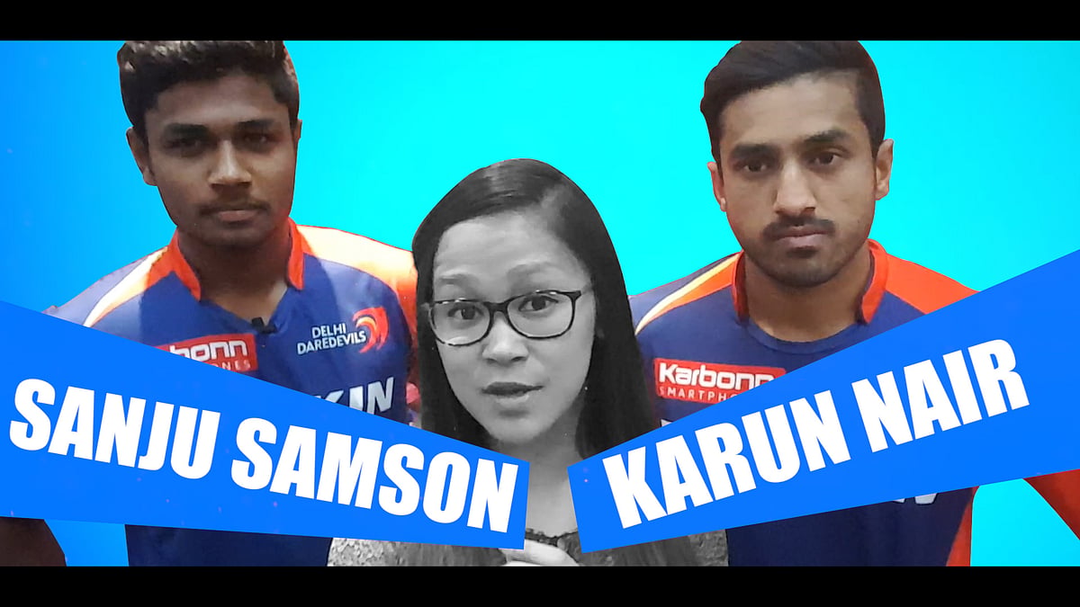 Sanju Samson (L) and Karun Nair. (Photo Courtesy: <b>The Quint</b>)