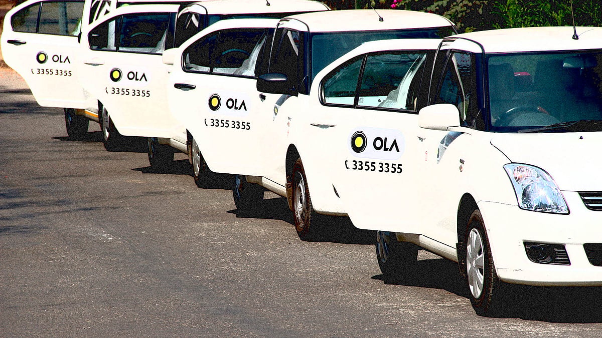 Commuters travelling from Delhi to Gurgaon had a hard time finding cabs as many drivers stayed off the roads in protest against the alleged killing of an Ola driver. 