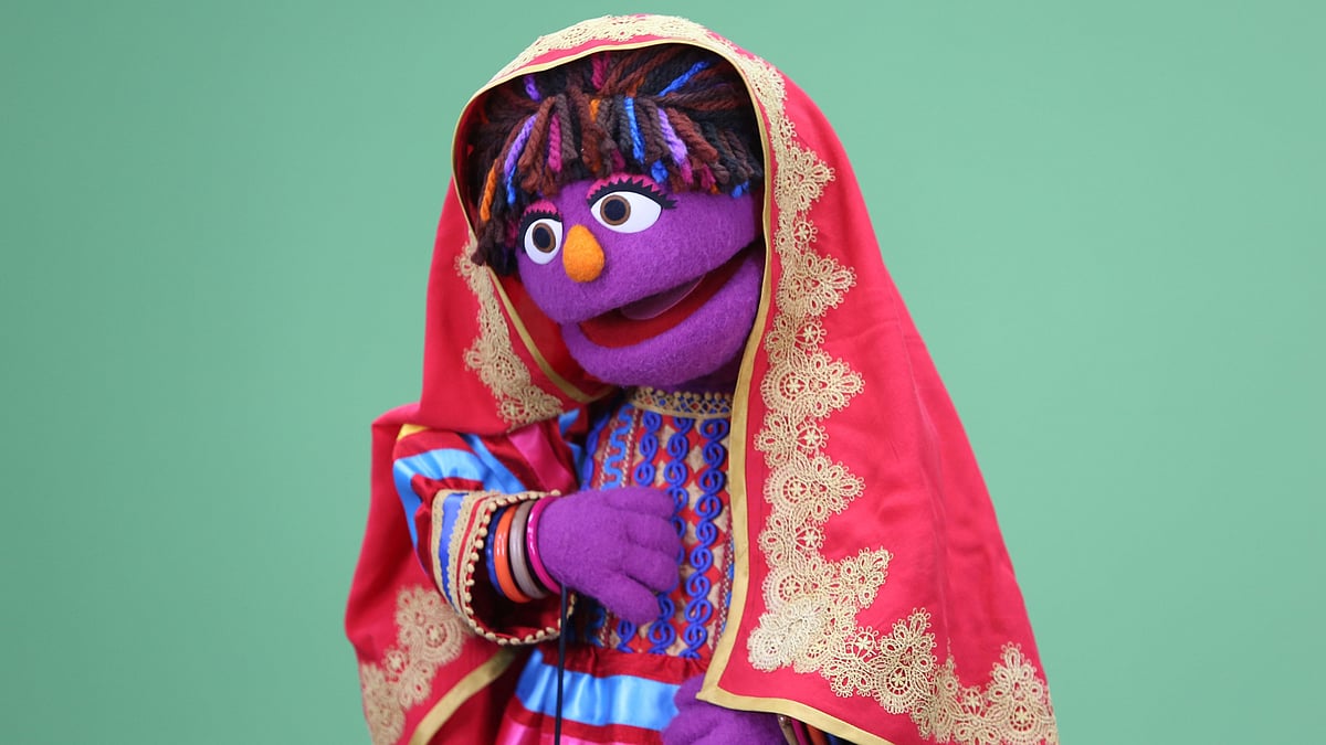 Zari, a six-year-old muppet who will change the life of girls in Afghanistan. (Photo: AP)