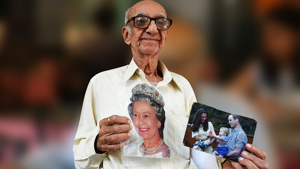 Meet the 93 year old Boman Kohinoor, one of the biggest fans of the British royal family (Photo: <b>The Quint</b>)