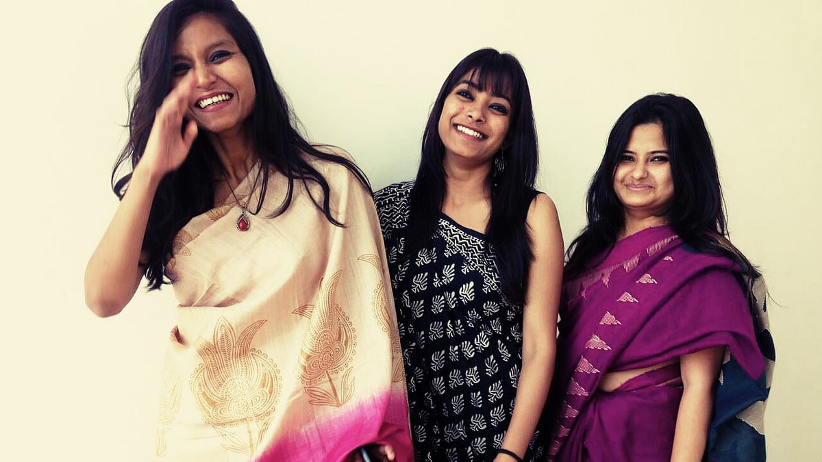 The Quint’s many coloured saris. (Photo: <b>The Quint</b>)