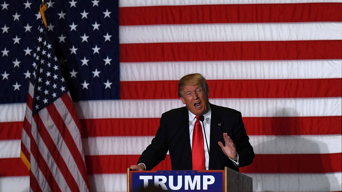 File photo of US President Donald Trump.