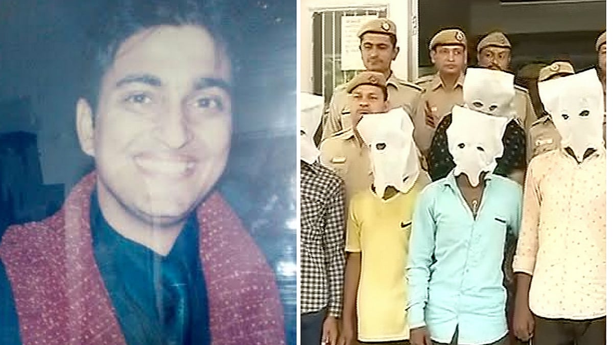 Dr Pankaj Narang, five of the nabbed culprits.(Photo: ANI)