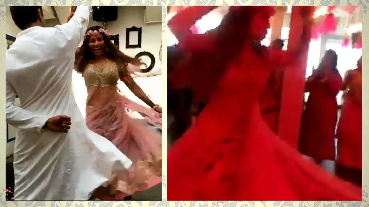 Bipasha Basu and Karan Singh Grover at their sangeet and mehendi ceremony (Photo courtesy: Instagram)