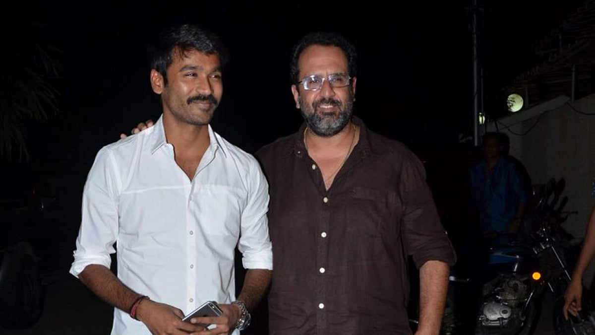 Dhanush poses with director Aanand L Rai (Photo: Twitter)