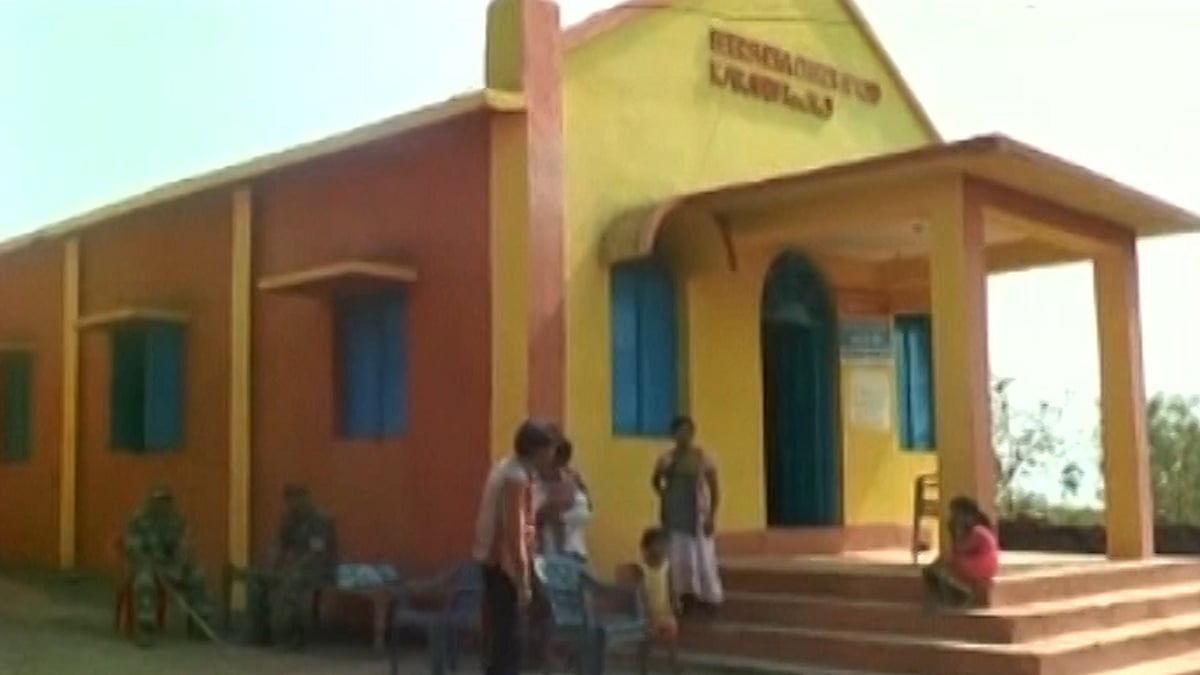 As per the complaint, two men said they were Christians of another sect and expressed their desire to pray in the church. (Photo: ANI screengrab)