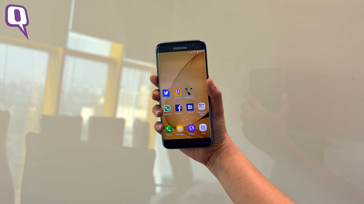 Samsung Galaxy S7 Edge. (Photo: <b>The Quint</b>)
