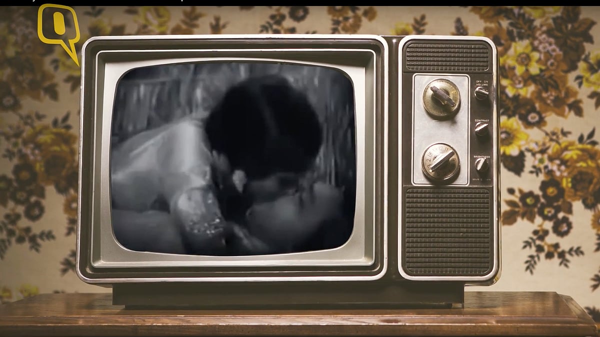 One of the first kisses in Bollywood. (Photo: <b>The Quint</b>)