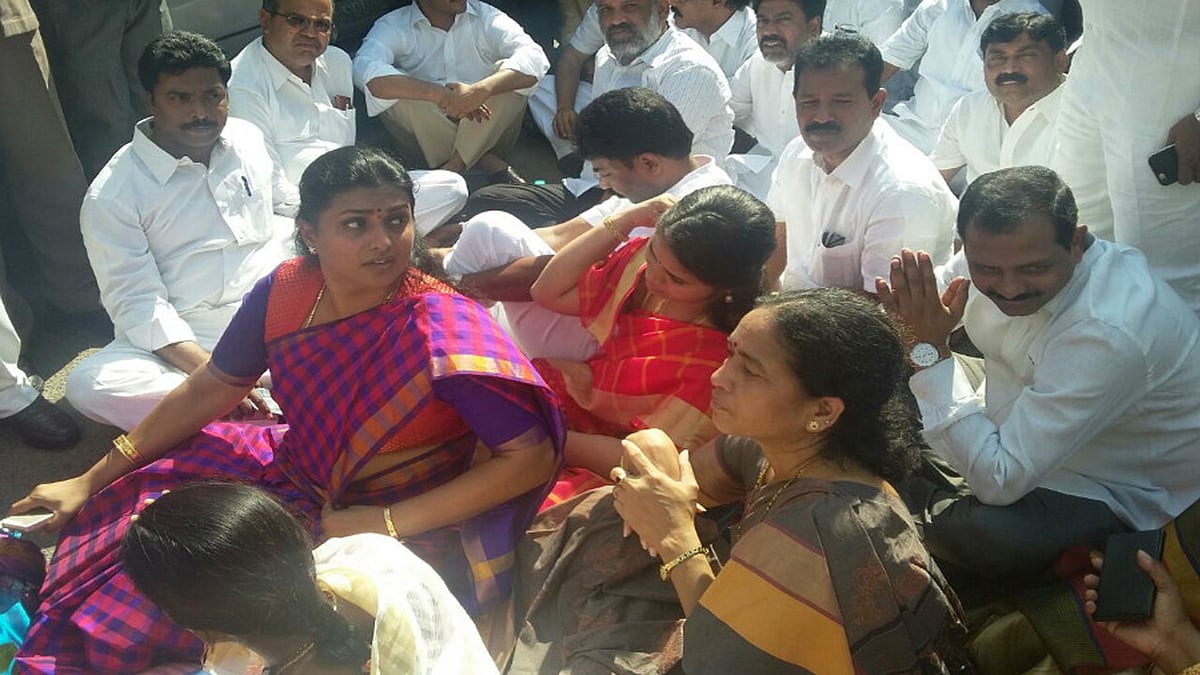 YSR Congress MLA Roja. (Photo Courtesy: <i>The News Minute</i>)