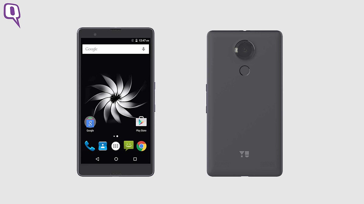 Yu Yureka Note. (Photo: <b>The Quint</b>)