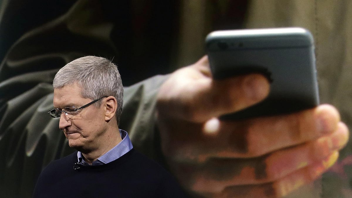 Apple CEO Tim Cook speaks at an event to announce new products at Apple headquarters in Cupertino. (Photo: AP)