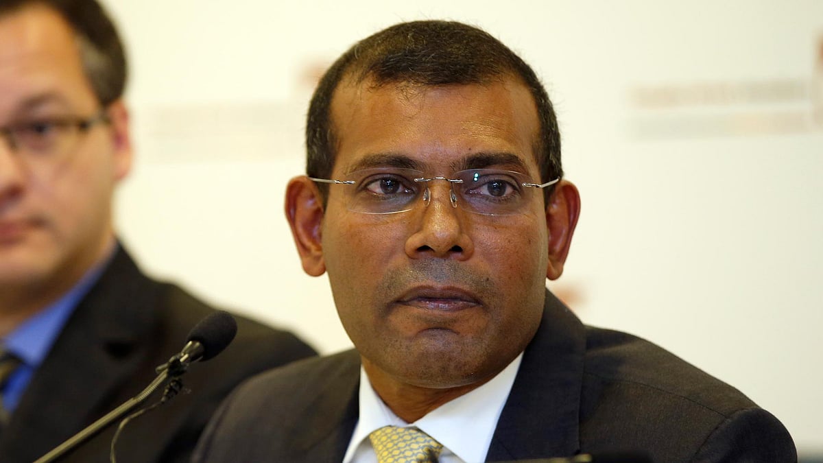 File photo: Former Maldives president Mohamed Nasheed. 
