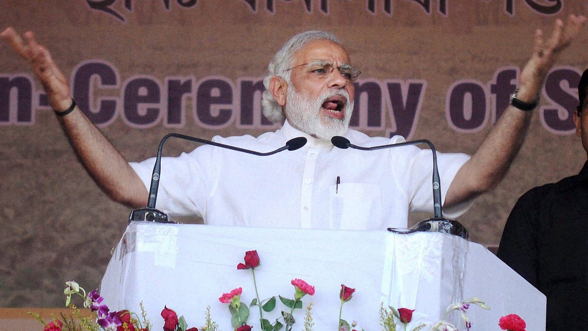 Modi is second only to US President Barack Obama (Photo: PTI)