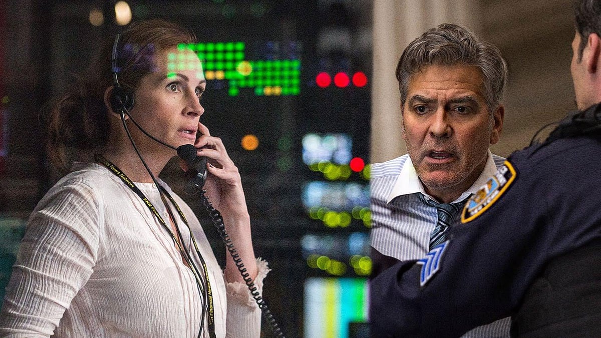 Julia Roberts and George Clooney in <i>Money Monster</i>