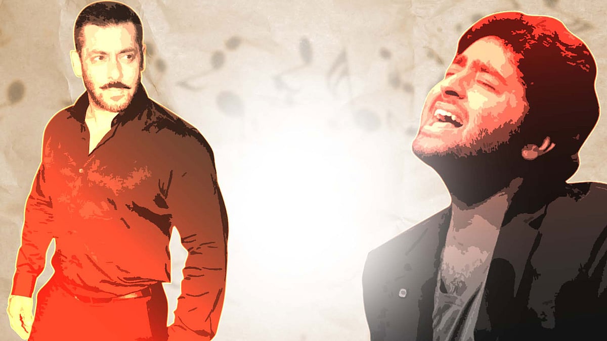 Because Salman Khan is angry with Arijit Singh