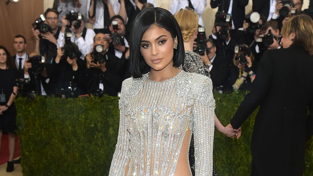 Kylie Jenner arrives at The Metropolitan Museum of Art Costume Institute Benefit Gala (Photo: AP)