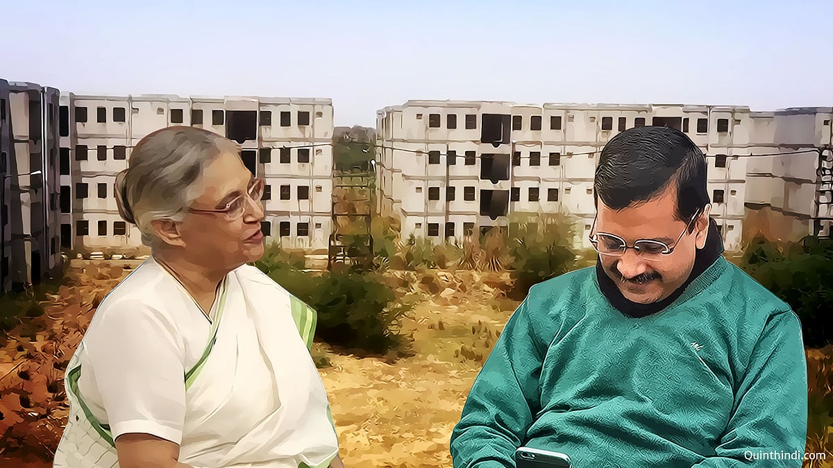 26,288 1BHK and 2BHK flats constructed for the poor are still unoccupied in the city.(Photo: <b>The Quint</b>)