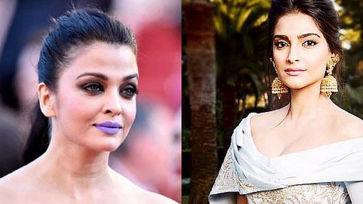 Aishwarya Rai Bachchan and Sonam Kapoor. (Photo: Reuters,<a href="https://www.instagram.com/p/BFn2DBWQhW8/?taken-by=sonamkapoor&amp;hl=en"> Instagram/SonamKapoor</a>)