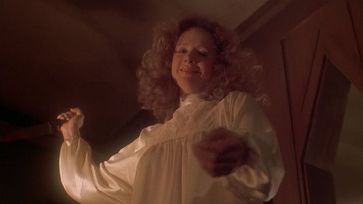 Piper Laurie is the evil mom from hell in <i>Carrie</i>