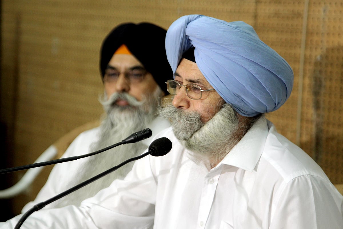 HS Phoolka speaking to the press. (Photo: IANS)