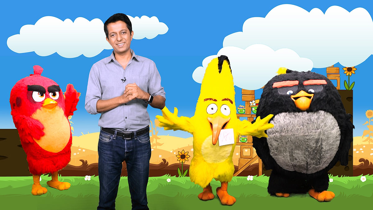 Rohit Khilnani with the Angry Birds (Photo: The Quint)
