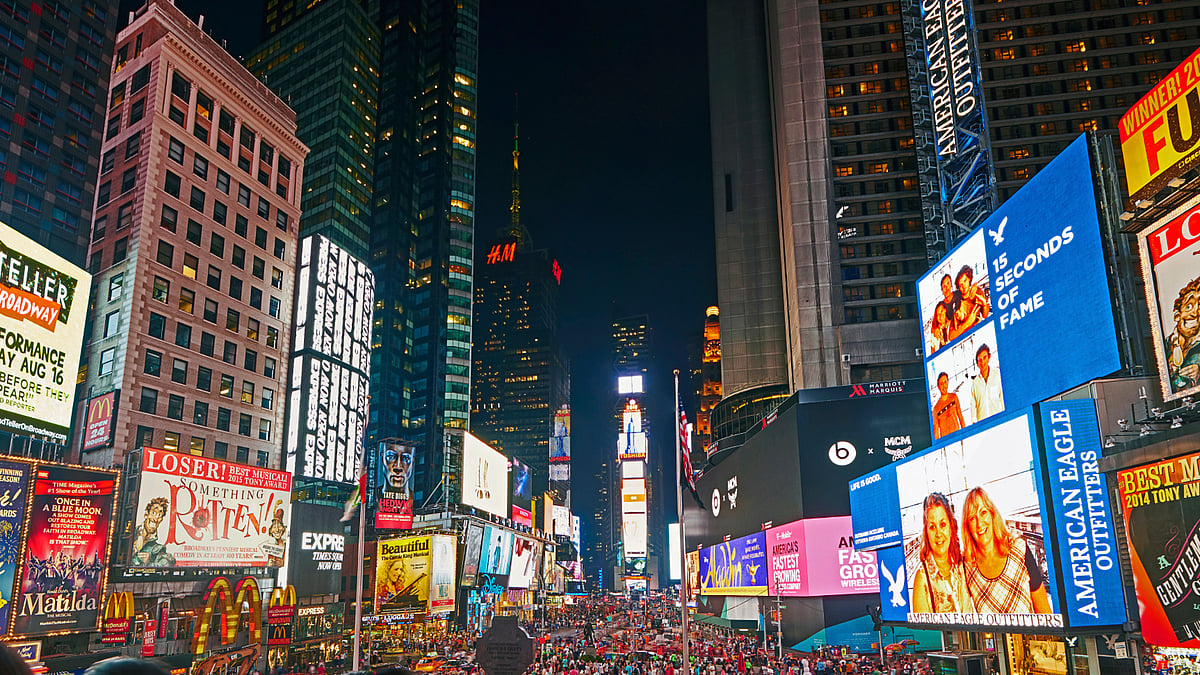 Times Square, New York City – probably the most representative image of consumerist America. (Photo: iStockphoto)