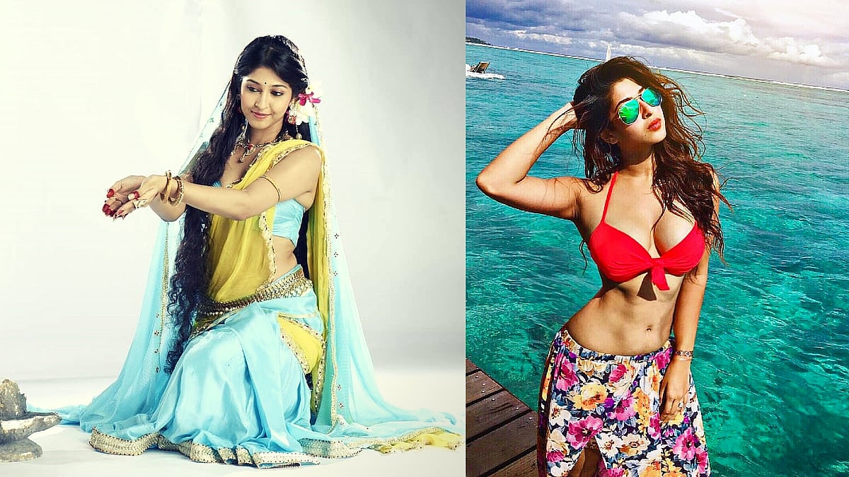 Sonarika Bhandoria who plays goddess Parvati on TV, gets trolled for posing in a bikini (Photo: Instagram)