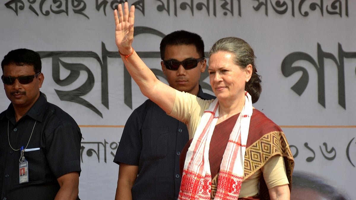 Congress Chief Sonia gandhi. (Photo: IANS)