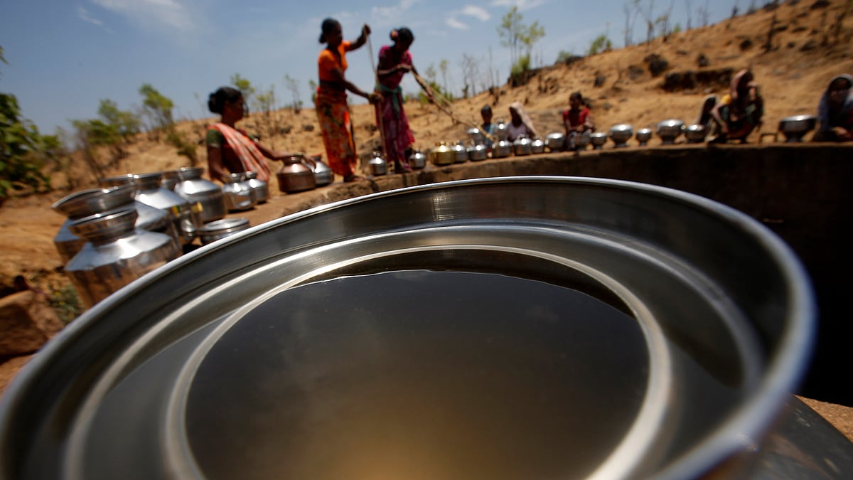 The Dalit community of Washim district of drought-hit Vidarbha, Maharashtra now have access to water thanks to Bapuro Tajne. (Photo: AP Photo/ Rajanish Kakade )