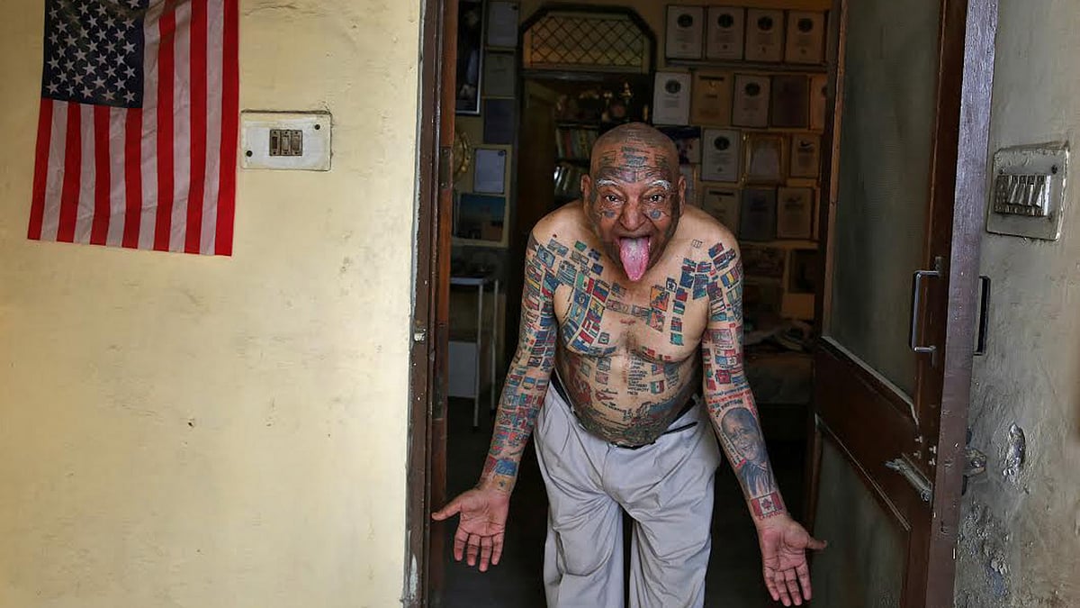 

Har Parkash Rishi, who claims to have set more than 20 records, now calls himself Guinness Rishi. (Photo: Reuters)