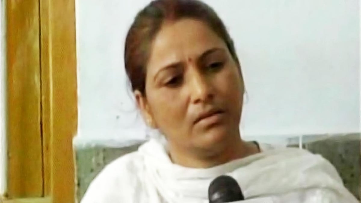 

Manorama Devi, former JD(U) MLC and mother of Rocky Yadav. (Photo: Twitter/ANI_news)