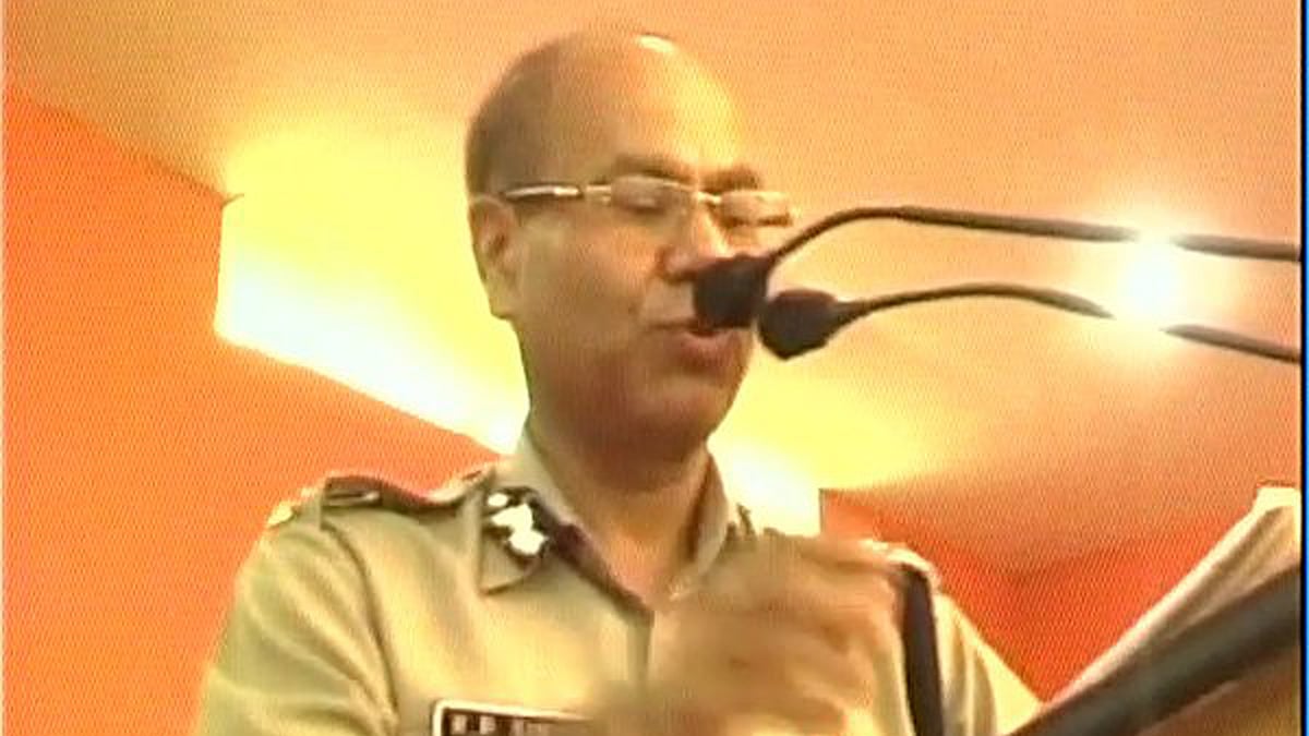 Haryana DGP KP Singh. (Photo Courtesy: ANI)