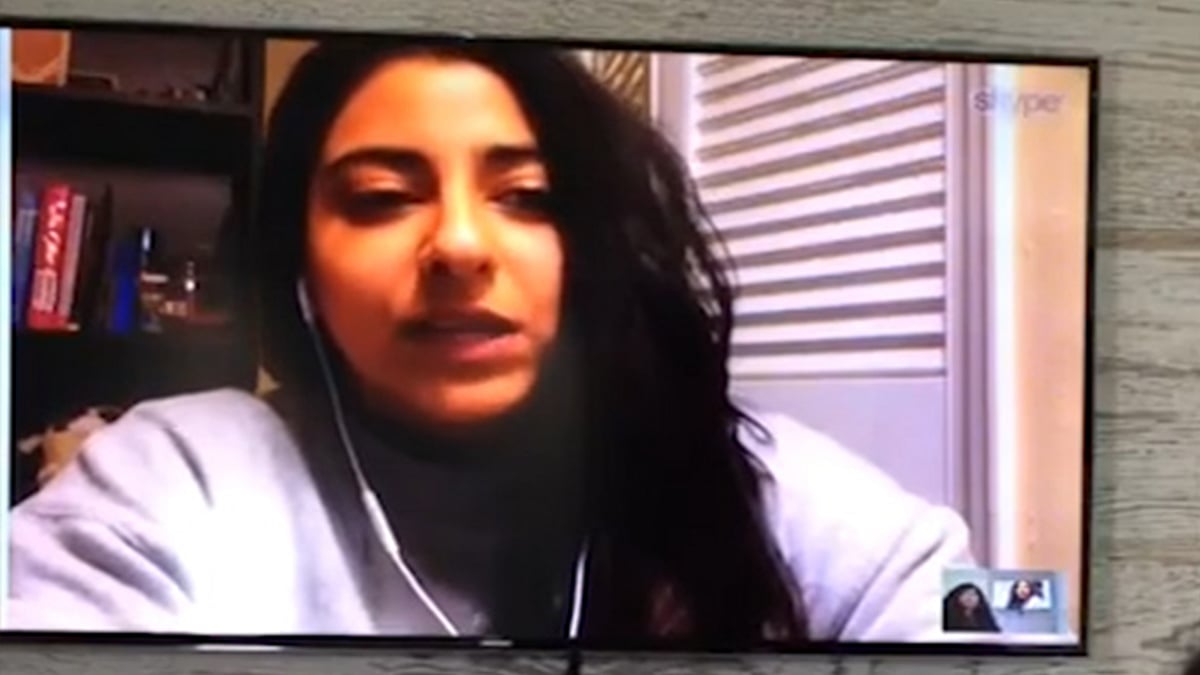 Pakistani blogger Zahra Haider speaks to <b>The Quint</b> via Facebook Live. (Photo: <b>The Quint</b>)