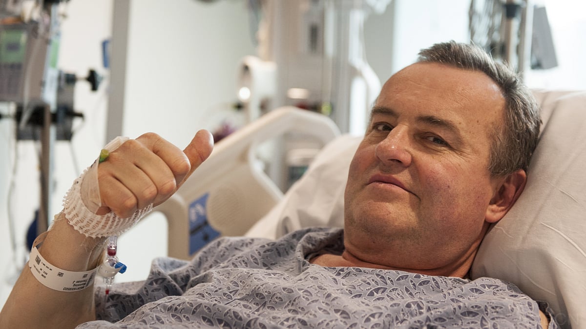 Thomas Manning, the United States’ first recipient of a transplanted penis is recovering well from the delicate surgery, doctors said on Monday. (Photo: AP/NECN screengrab)