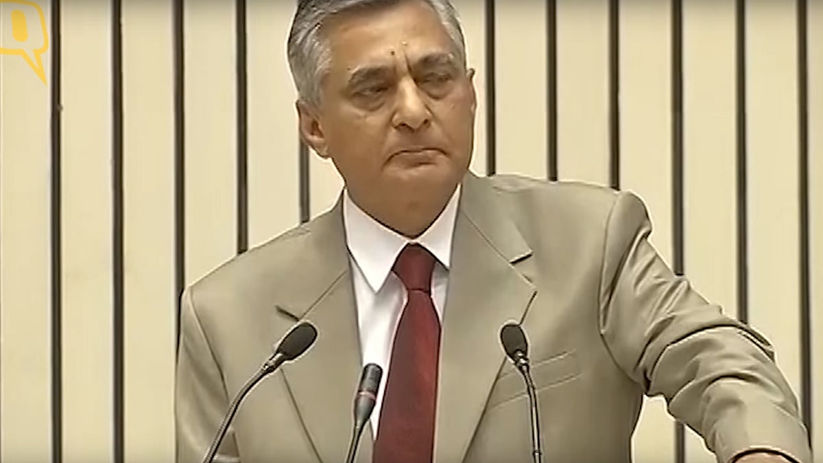 The Chief Justice of India (CJI) Tirath Singh Thakur. (Photo: <b>The Quint</b>)