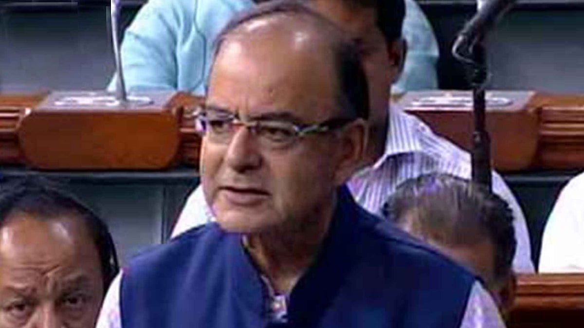 Arun Jaitley, Minister for Information and Broadcasting and Finance. (Photo: Lok Sabha tv)