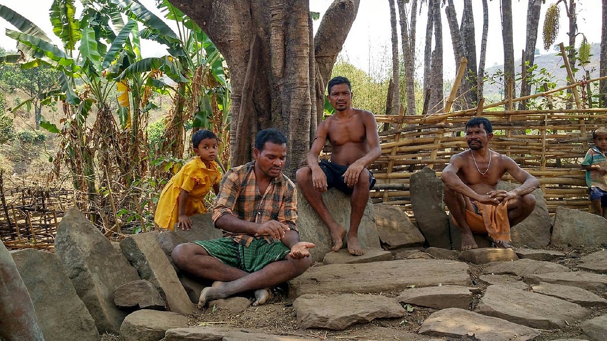 The ward members of a village in Odisha. (Photo Courtesy: Ankush Vengurlekar)
