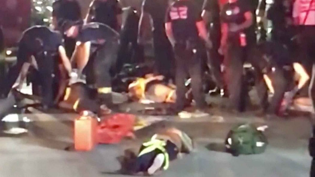Orland Nightclub shootout. (AP screengrab/youtube.com/mitchellwiggs)