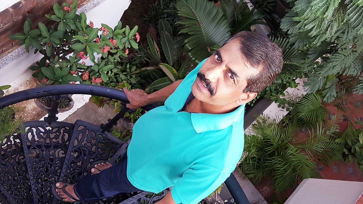 AR Shiv Kumar believes in getting maximum ROI from his house by going green. (Photo: <b>The Quint</b>/Parul Agrawal)