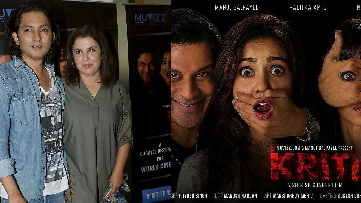Farah Khan with husband Shirish Kunder at the launch of <i>Kriti. </i>(Photo: Yogen Shah)