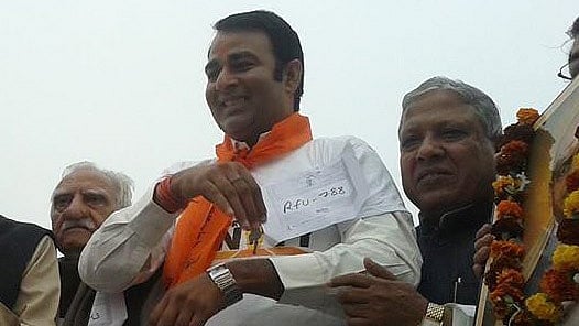 BJP MLA Sangeet Som. (Photo Courtesy: <a href="https://twitter.com/sangeetsinghsom/media">Twitter/@sangeetsinghsom</a>)
